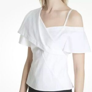 theory foldover top white size P